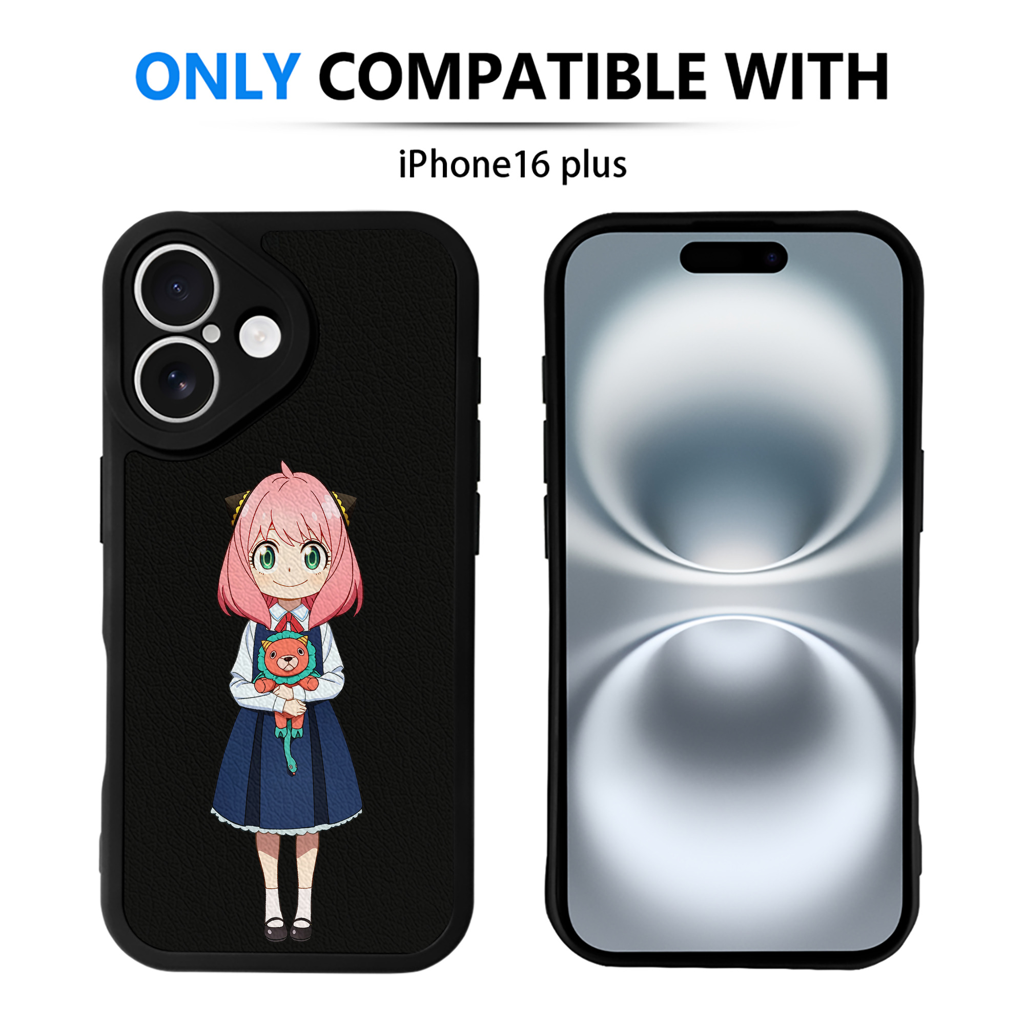 （画像用） SPY×FAMILY间谍家家酒 【iPhone 16シリーズ対応】シリコンスマホケース（レザー調） 材質：シリコン